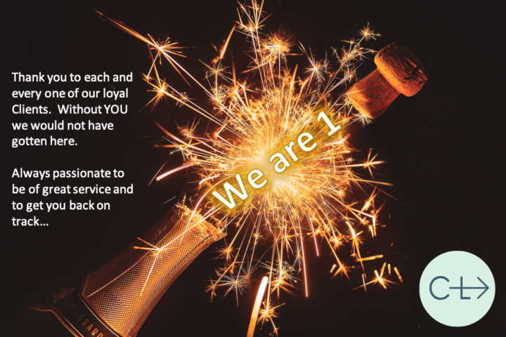 Happy 1st birthday to us!